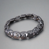 Terror From The Depths - Stainless Steel Serpent Scale Bracelet