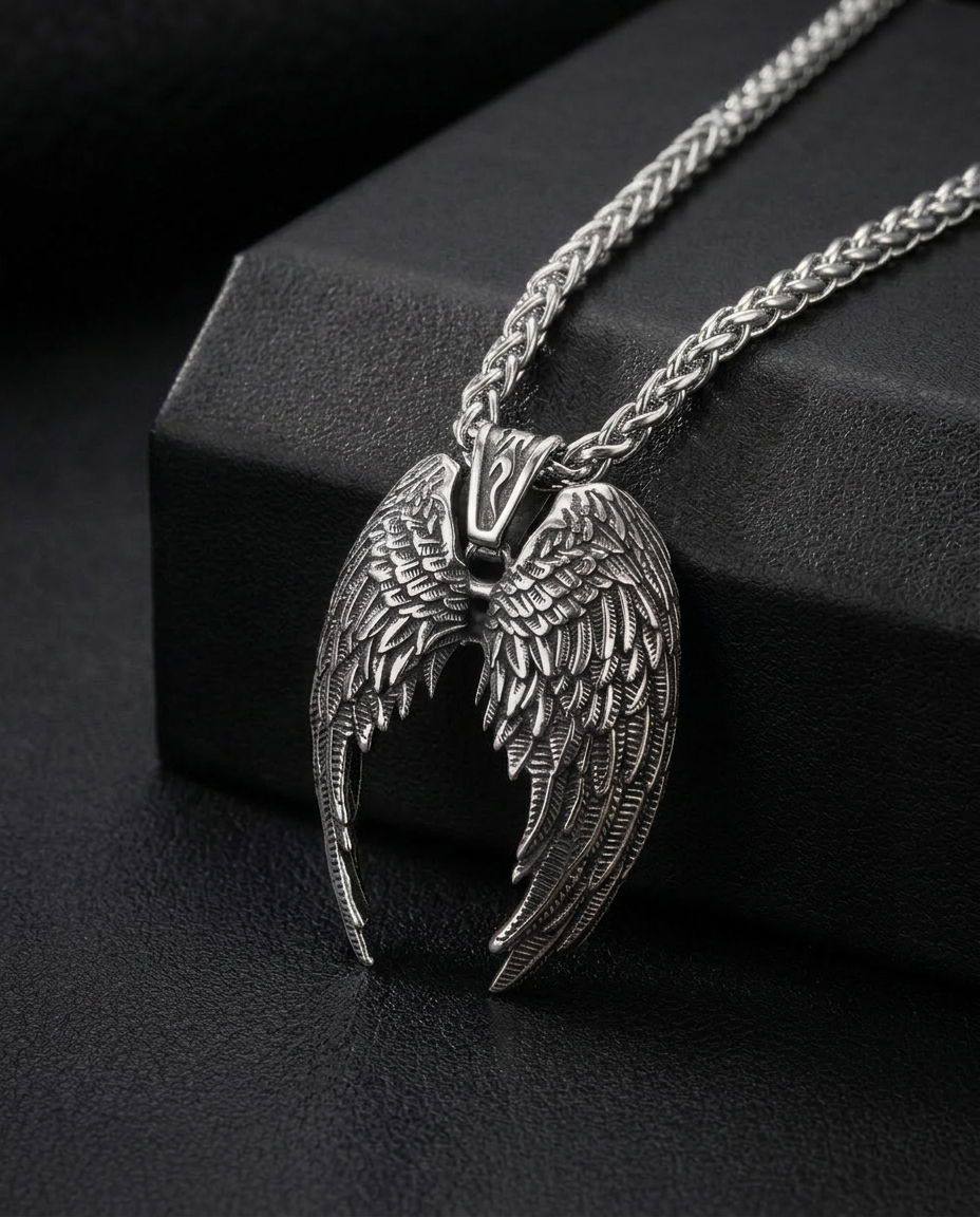 Valkyrie’s Flight — Stainless Steel Necklace