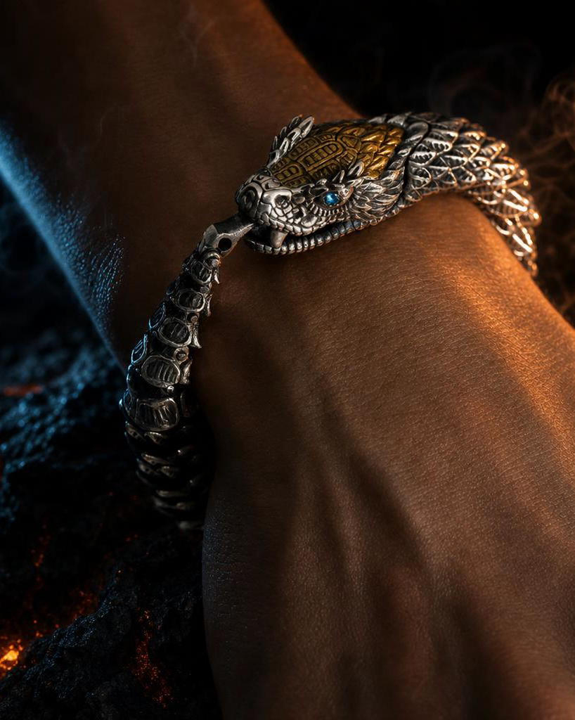 JÖRMUNGANDR - The World Serpent Bracelet - Viking Trinkets