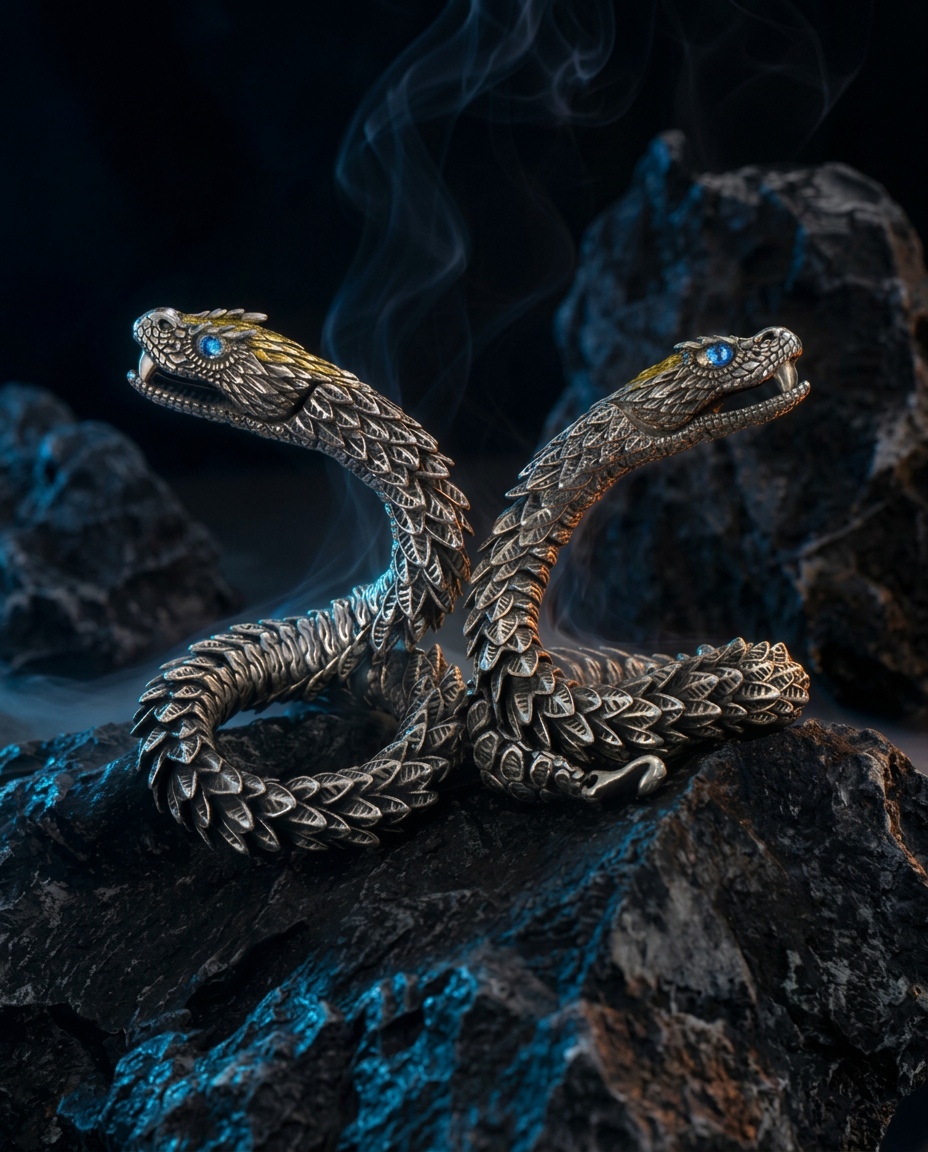 JÖRMUNGANDR - The World Serpent Bracelet - Viking Trinkets