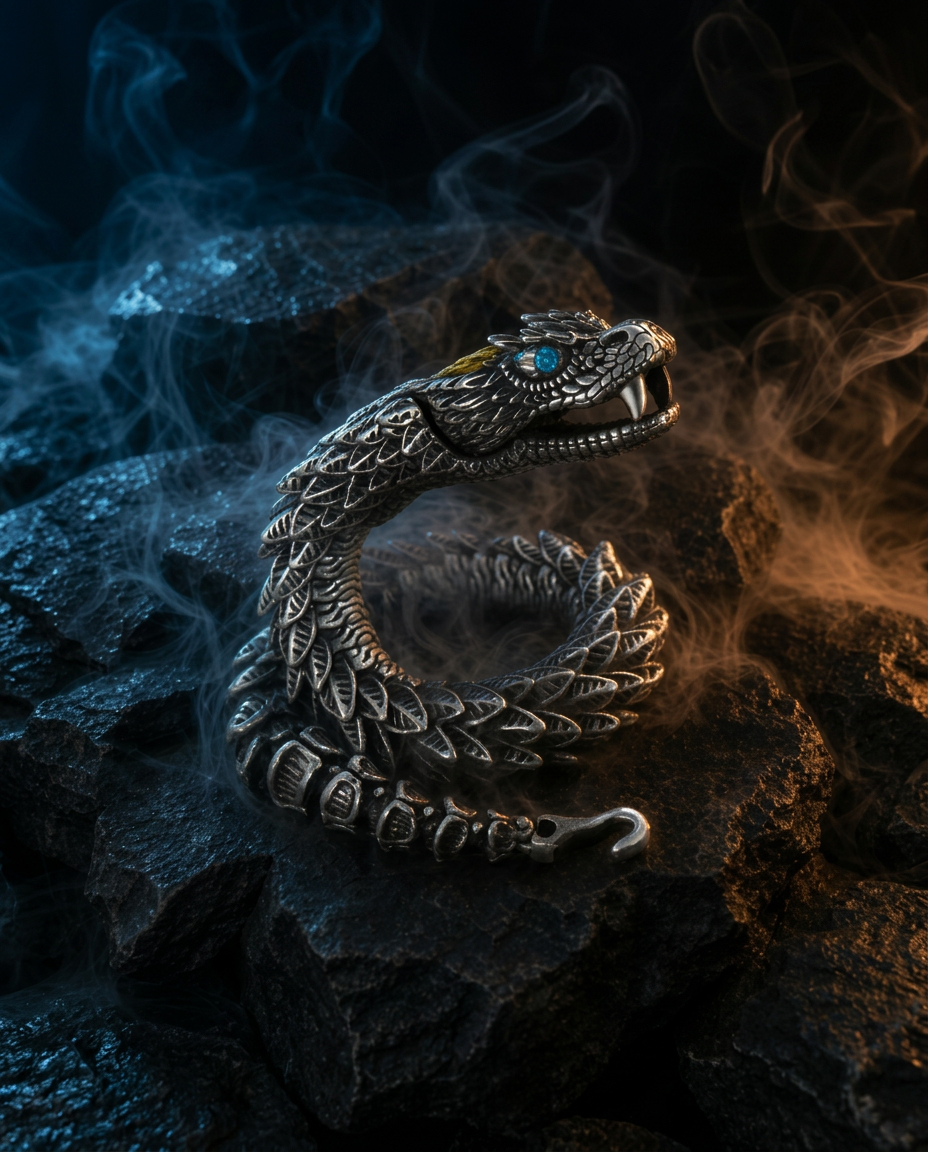 JÖRMUNGANDR - The World Serpent Bracelet - Viking Trinkets