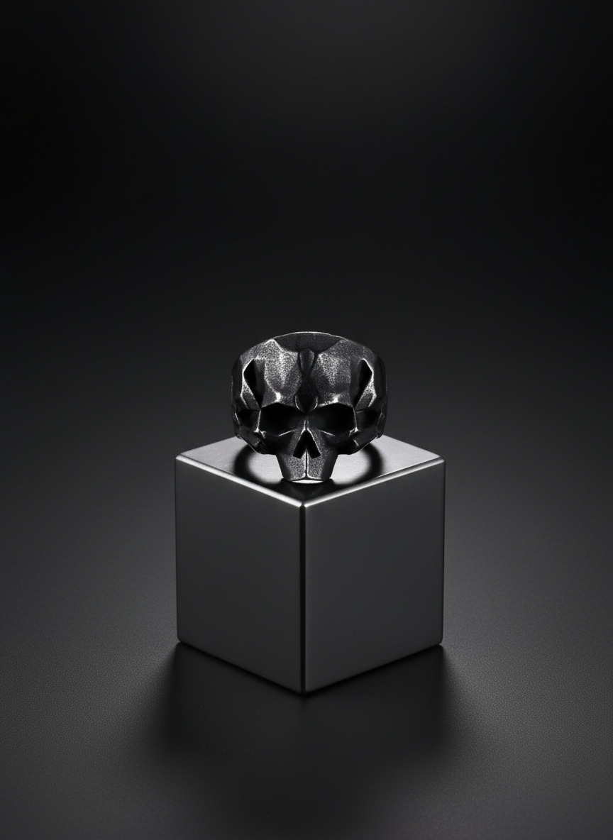 Draugr Bond – 316L Stainless Steel Vintage Skull Ring