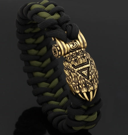 Berserker Rage - Nordic New Hand Woven Bear Claw Bracelet