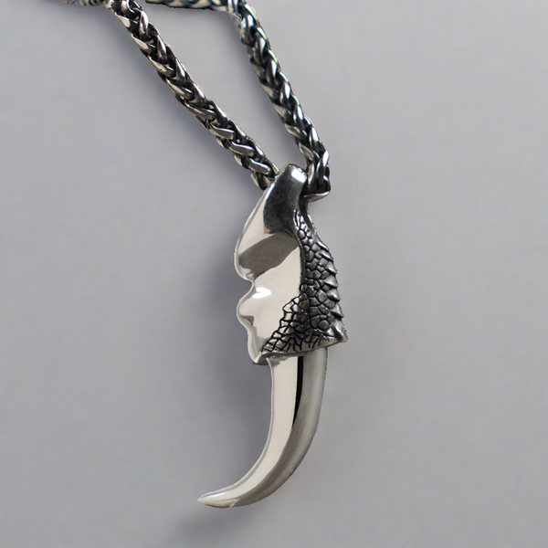 Claw of Greed - Sterling Silver Dragon Claw Necklace