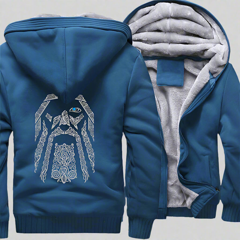 Allfather's Blessing - Velvet Lined Odin Hoodie