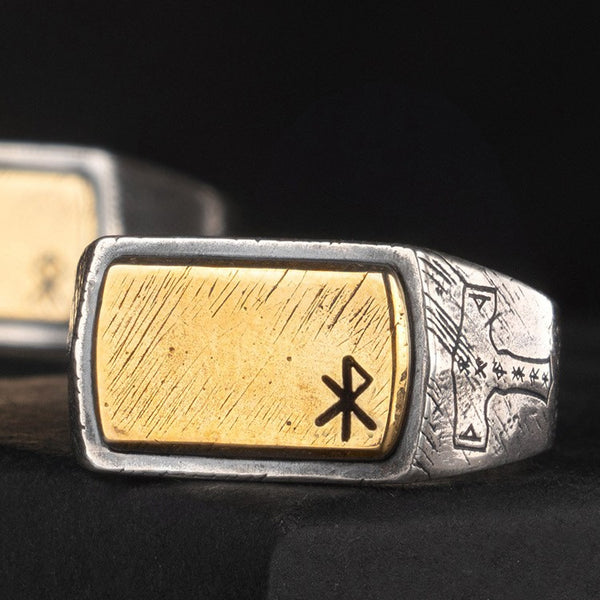 Blessings of the Runes - Sterling Silver Rune Ring