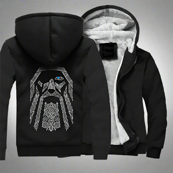 Allfather's Blessing - Velvet Lined Odin Hoodie