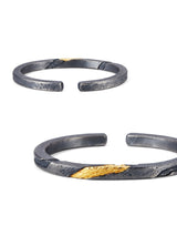 Prophet's Armband - Sterling Silver Gold Inlay Bracelet