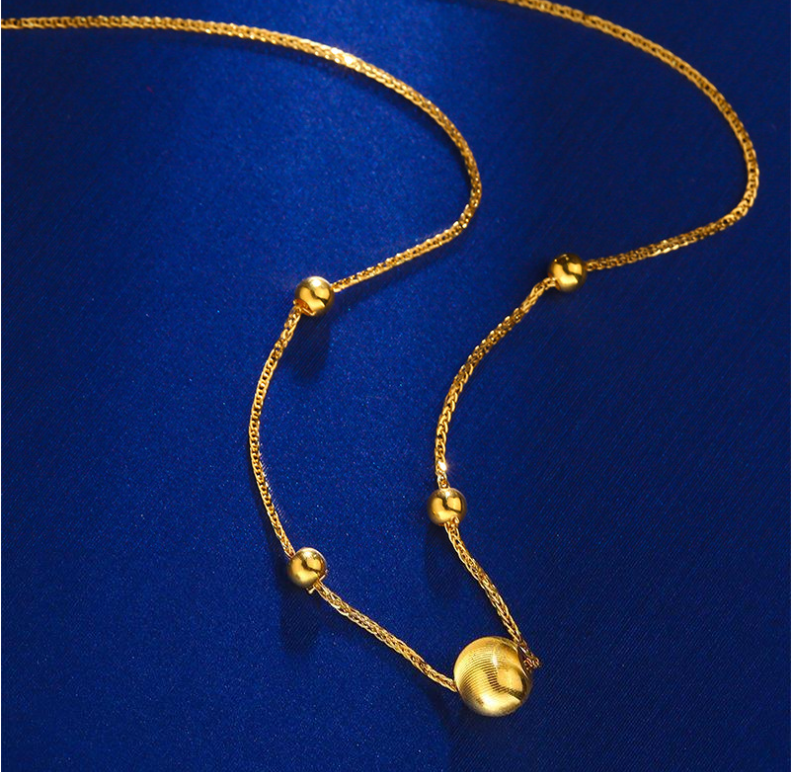 Baldur's Eternal Soul - 18k Gold Cat Eye Necklace