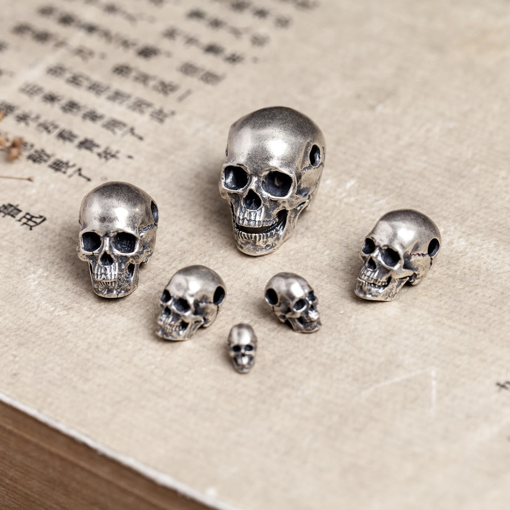 Odin's Warpath – S925 Silver Skull Pendant