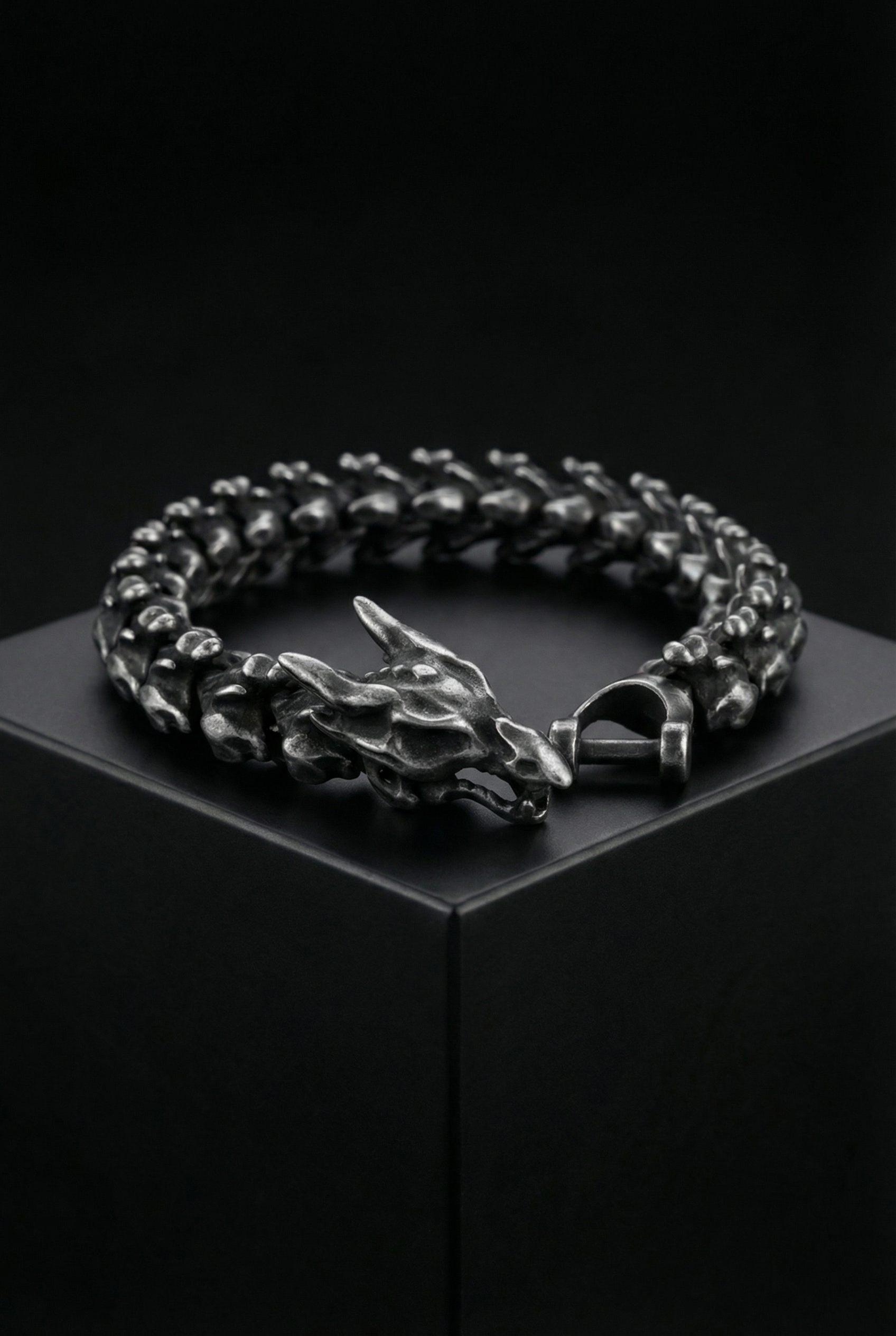 Remains Of The Serpent - Stainless Steel Bracelet - Viking Trinkets