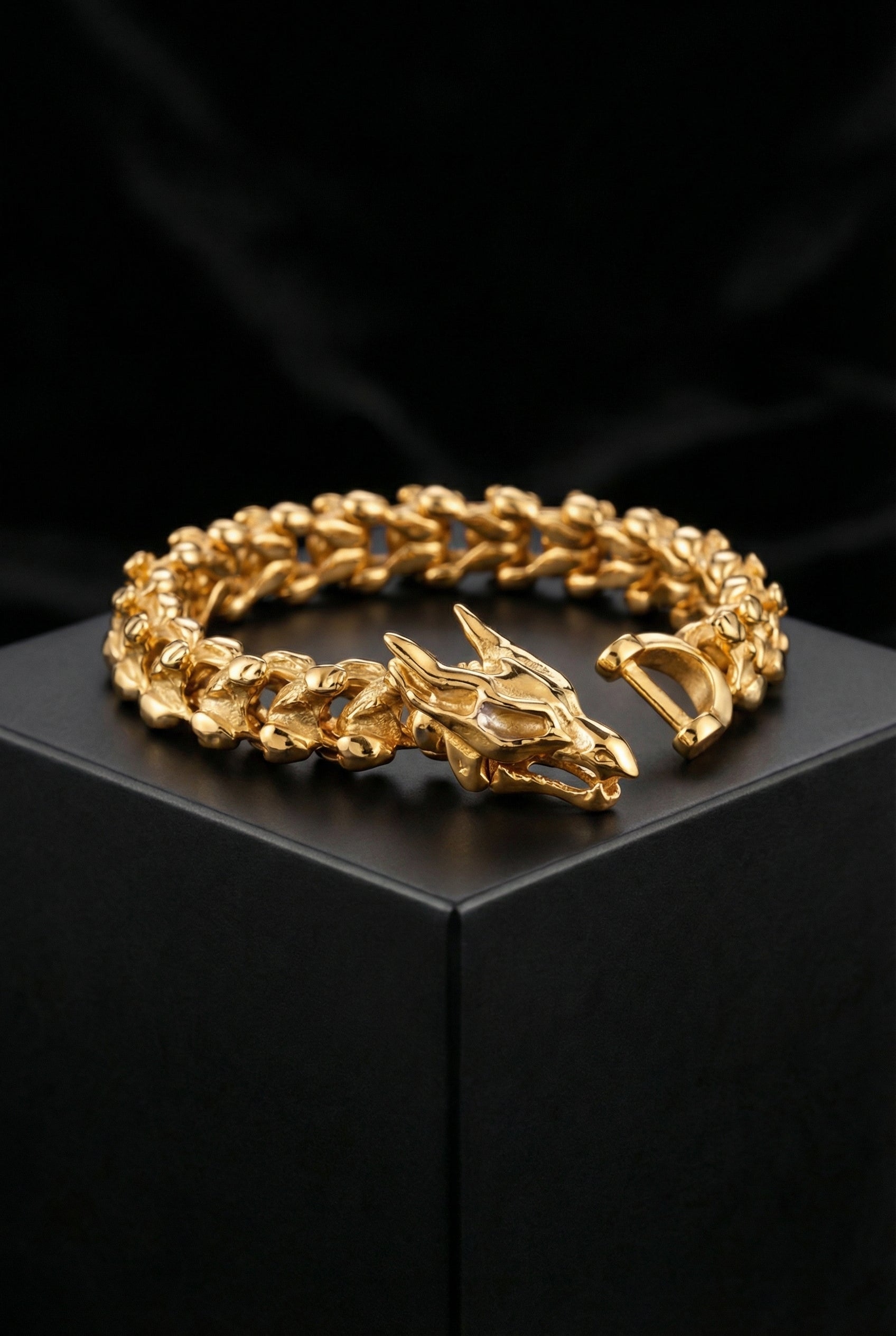 Remains Of The Serpent - Stainless Steel Bracelet - Viking Trinkets