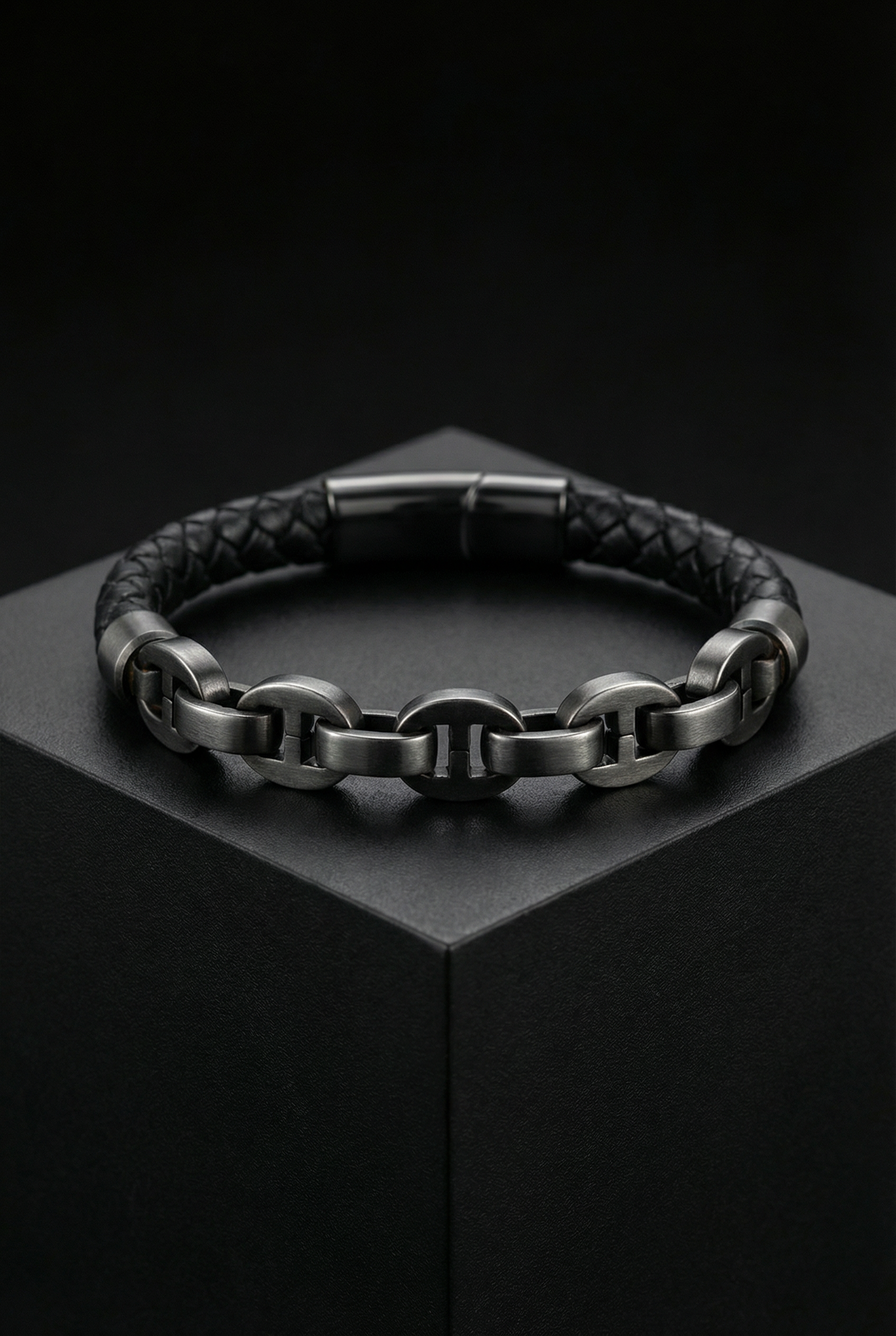 Loyalty To The King - Men's Stainless Steel Chain Bracelet - Viking Trinkets