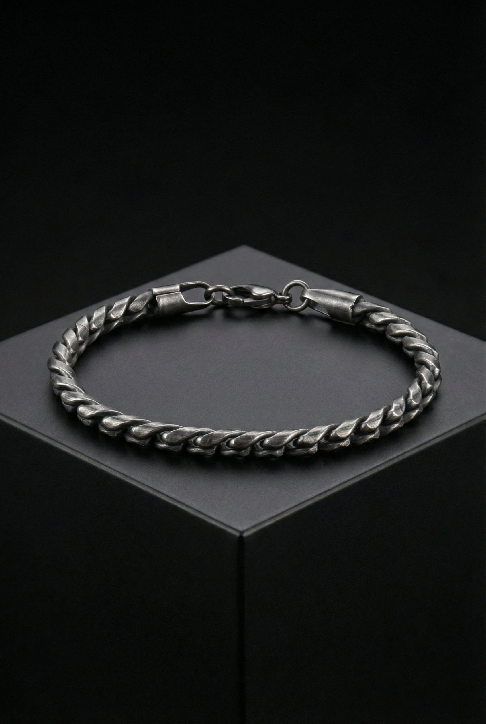 Loyalty To The King - Men's Stainless Steel Chain Bracelet - Viking Trinkets