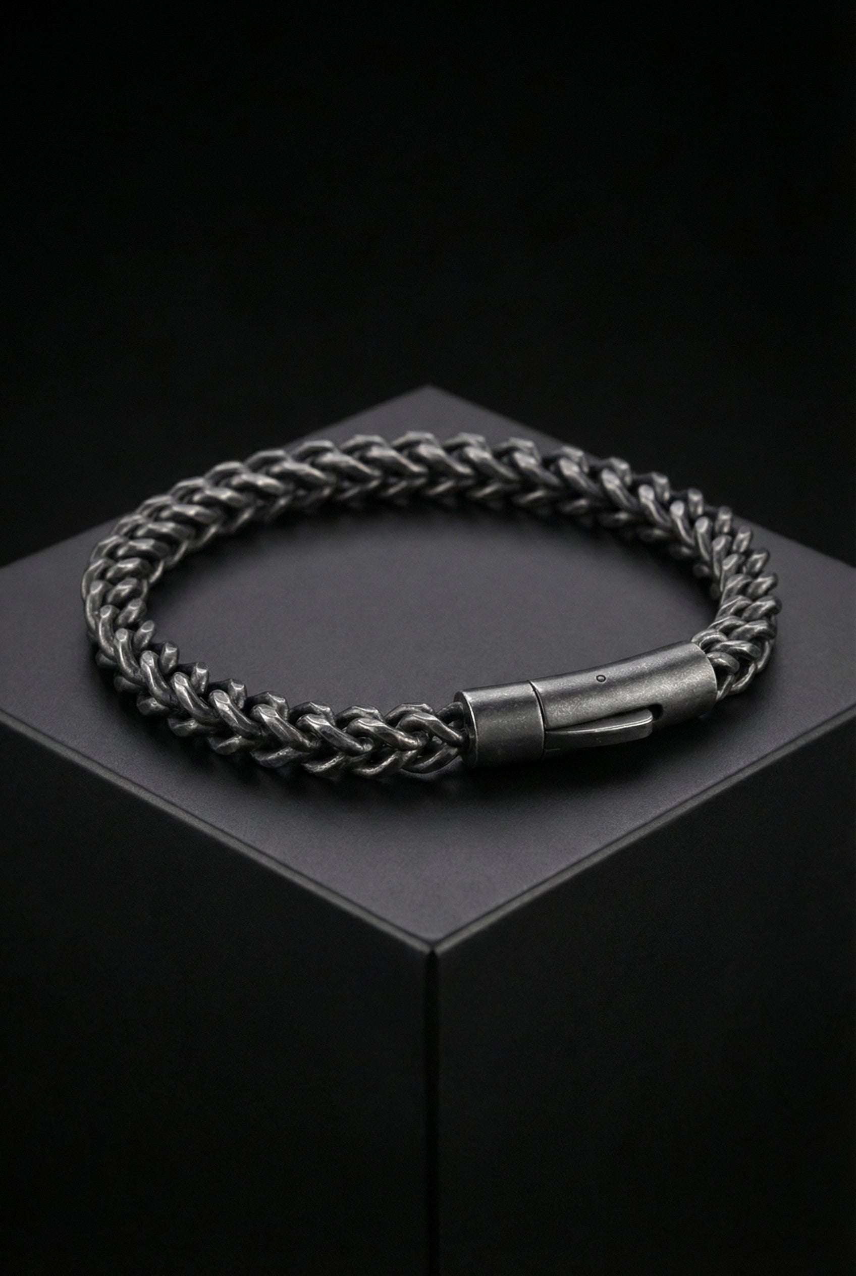 Loyalty To The King - Men's Stainless Steel Chain Bracelet - Viking Trinkets