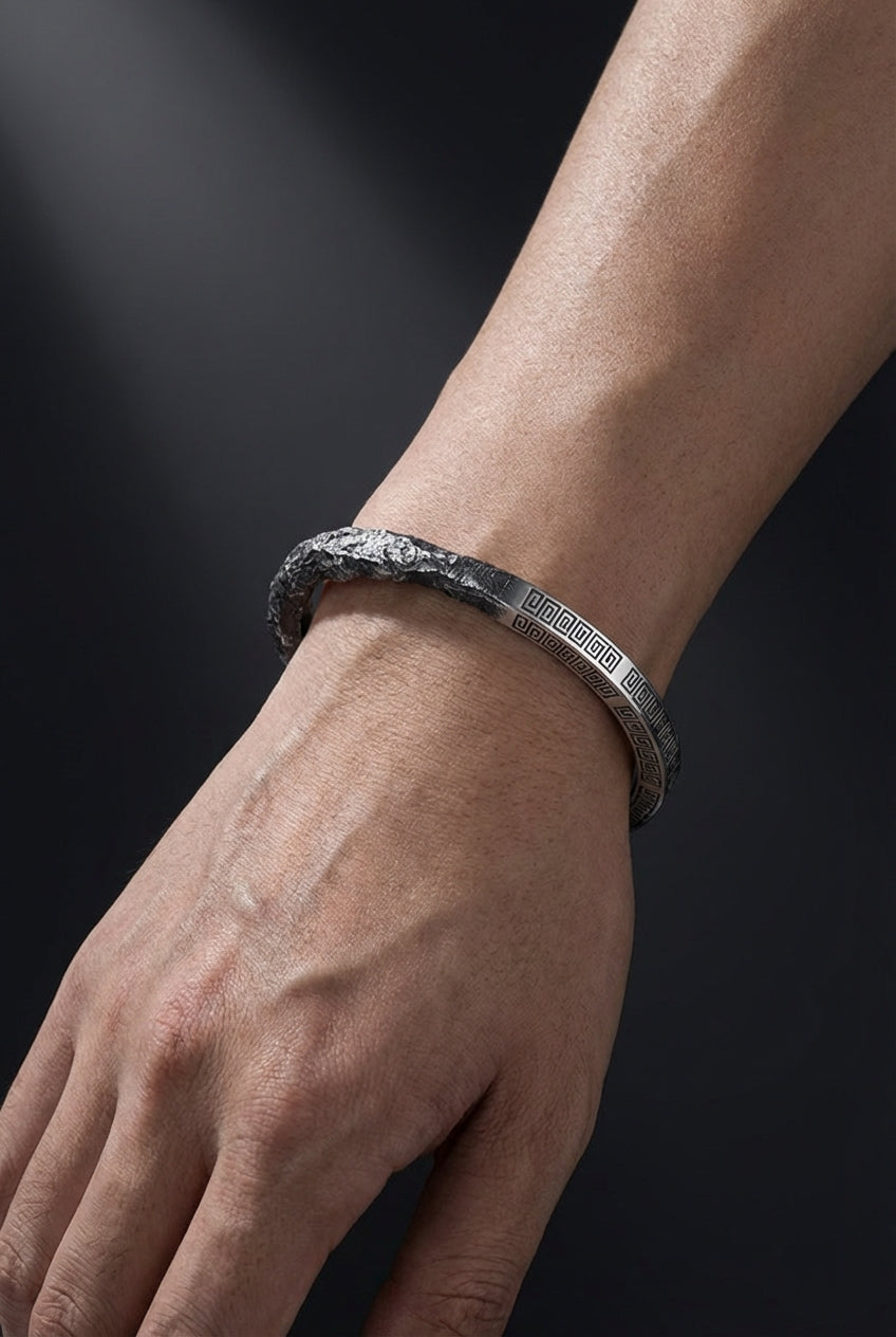 Duality Of Hel - Hel Inspired Sterling Silver Bracelet | Unisex