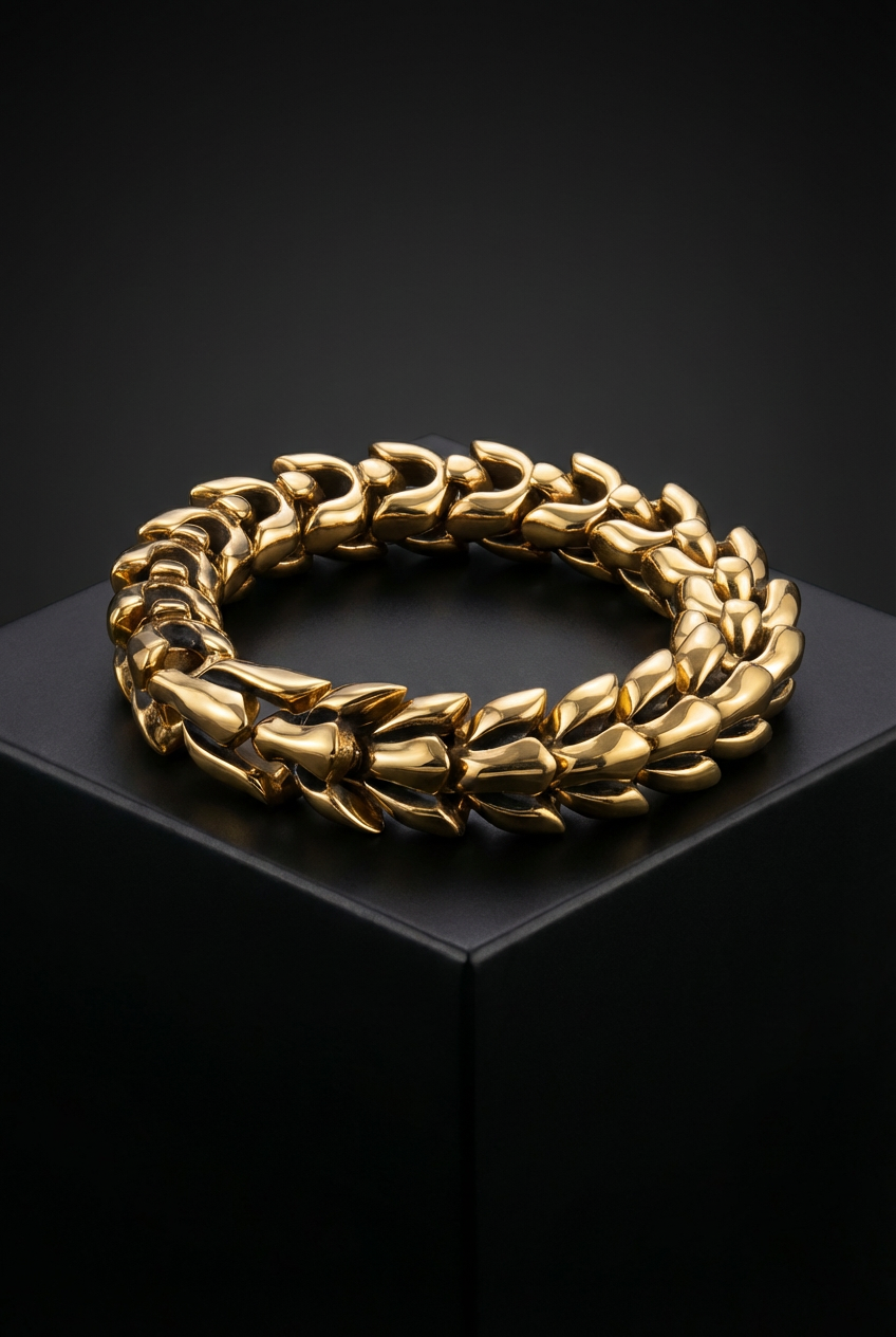 The Midgard Serpent - Stainless Steel Bracelet