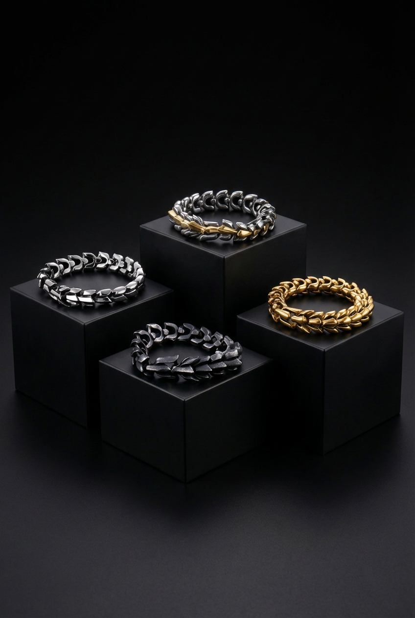 The Midgard Serpent - Stainless Steel Bracelet