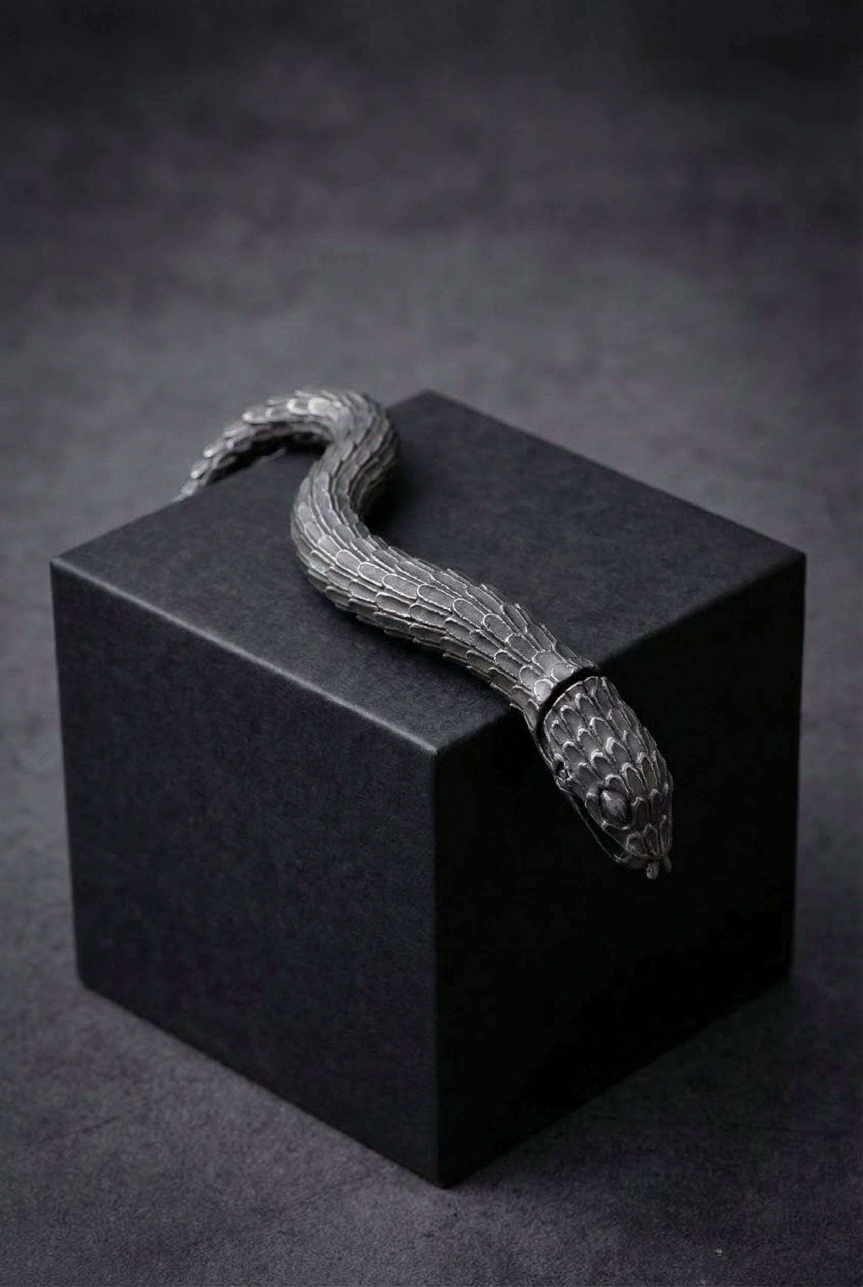 Helfang - Stainless Steel Serpent Bracelet - Viking Trinkets