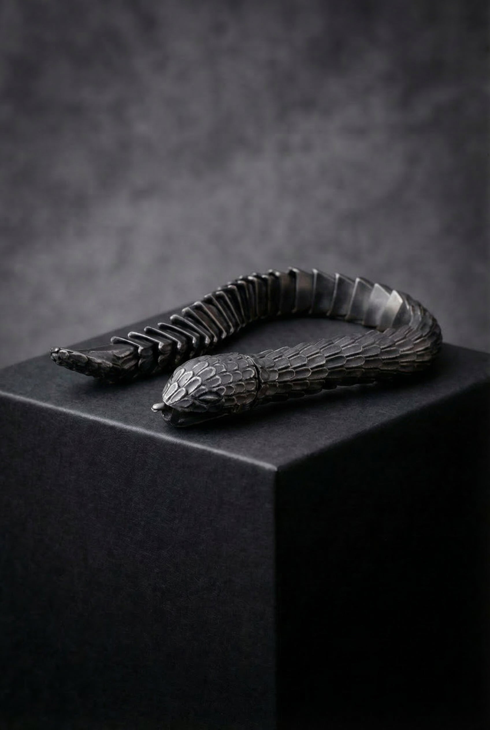 Helfang - Stainless Steel Serpent Bracelet - Viking Trinkets