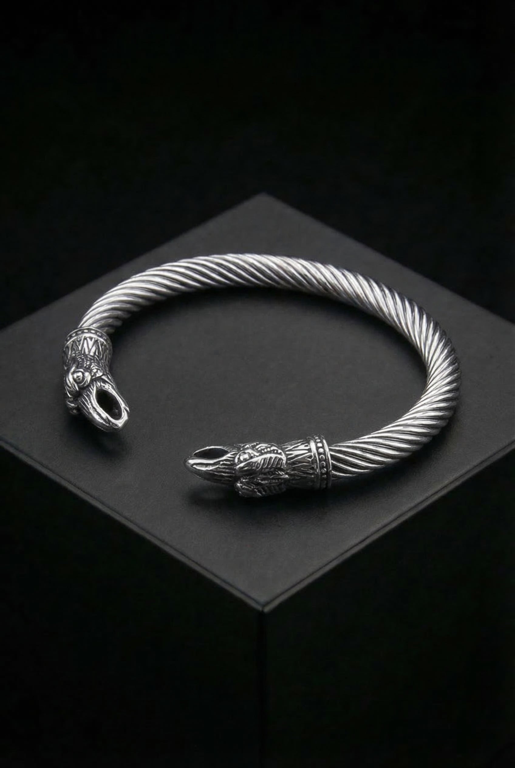 Ravens of War - Stainless Steel Allegiance Bangle - Viking Trinkets