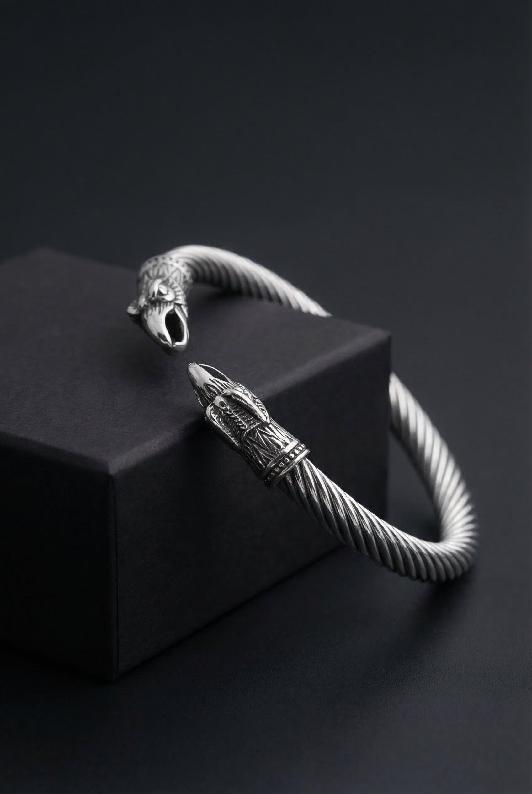 Ravens of War - Stainless Steel Allegiance Bangle - Viking Trinkets