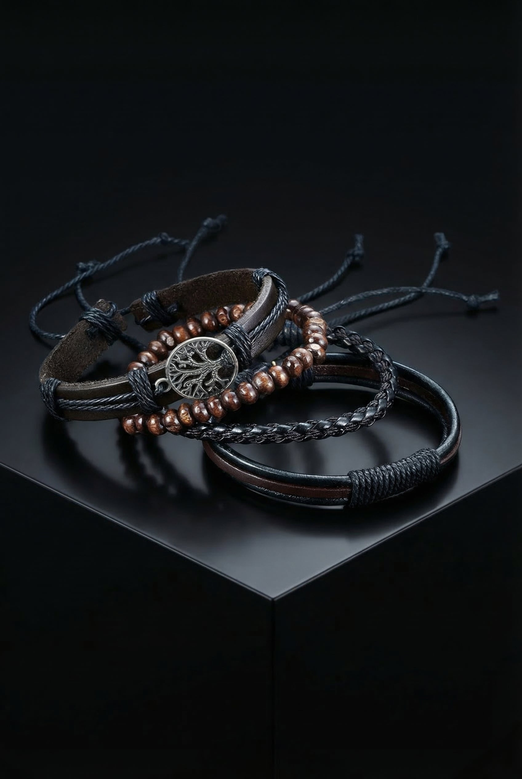 Yggdrasil - High Quality Leather Bracelet - Viking Trinkets