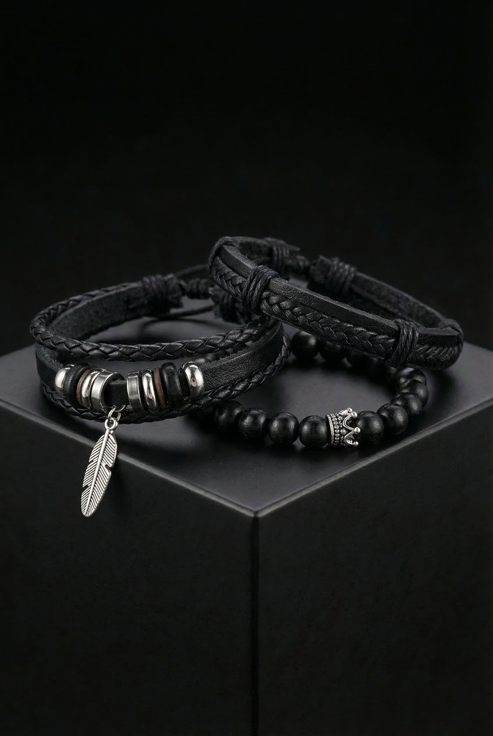 Feather of the Nine Leather Bracelet - Viking Trinkets