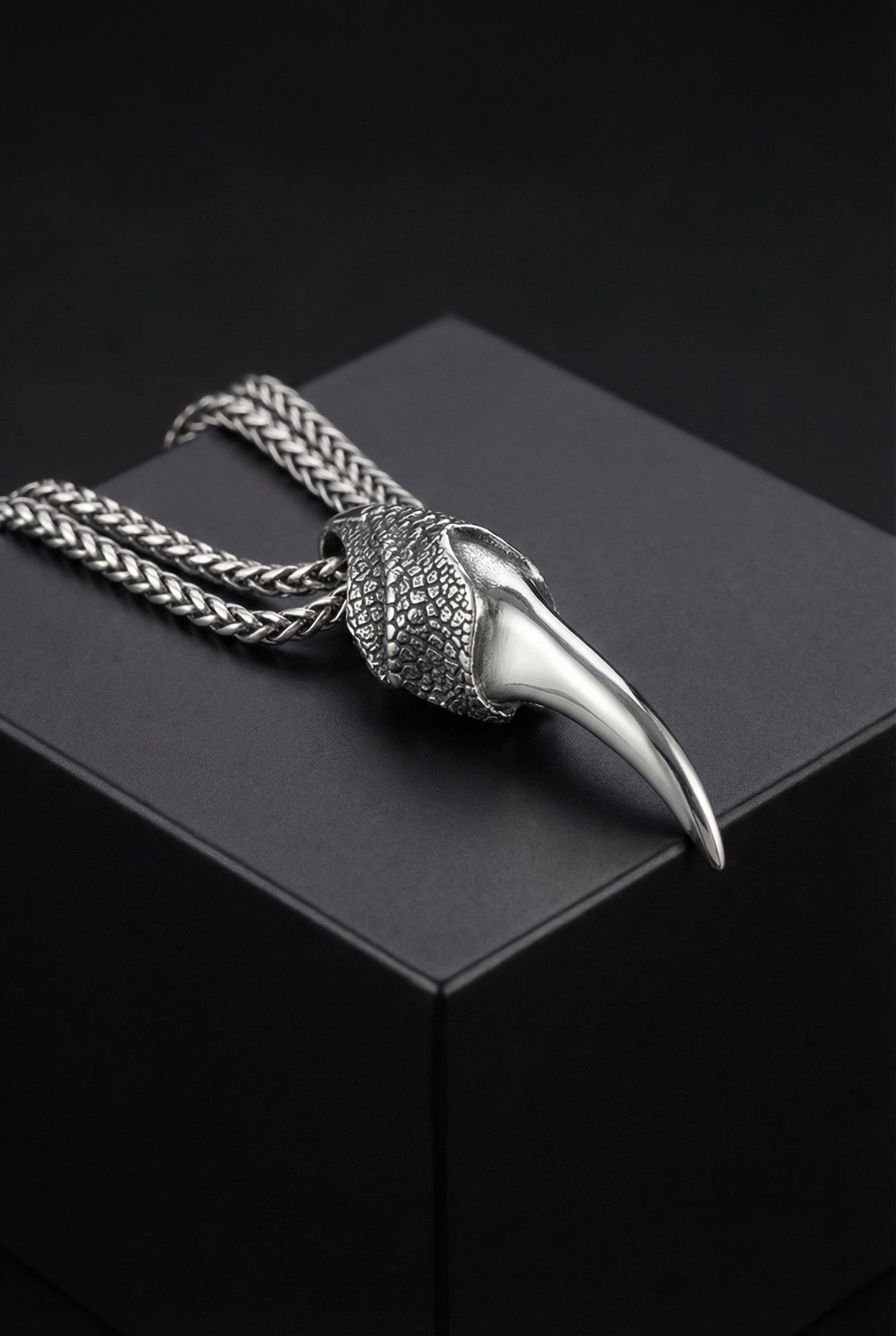 Claw of Greed - Sterling Silver Dragon Claw Necklace