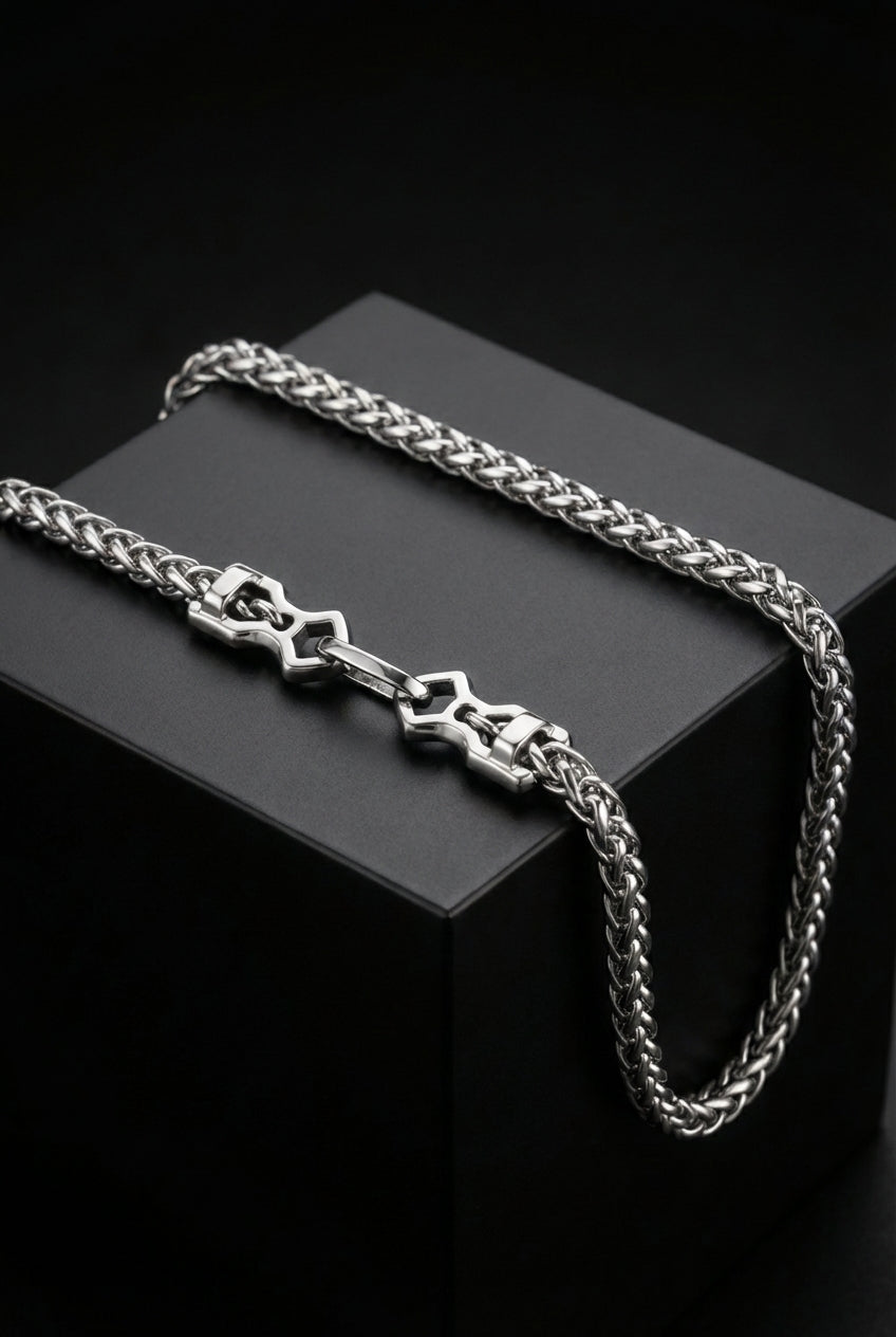 The Eternal Coil - Stainless Steel Necklace - Viking Trinkets