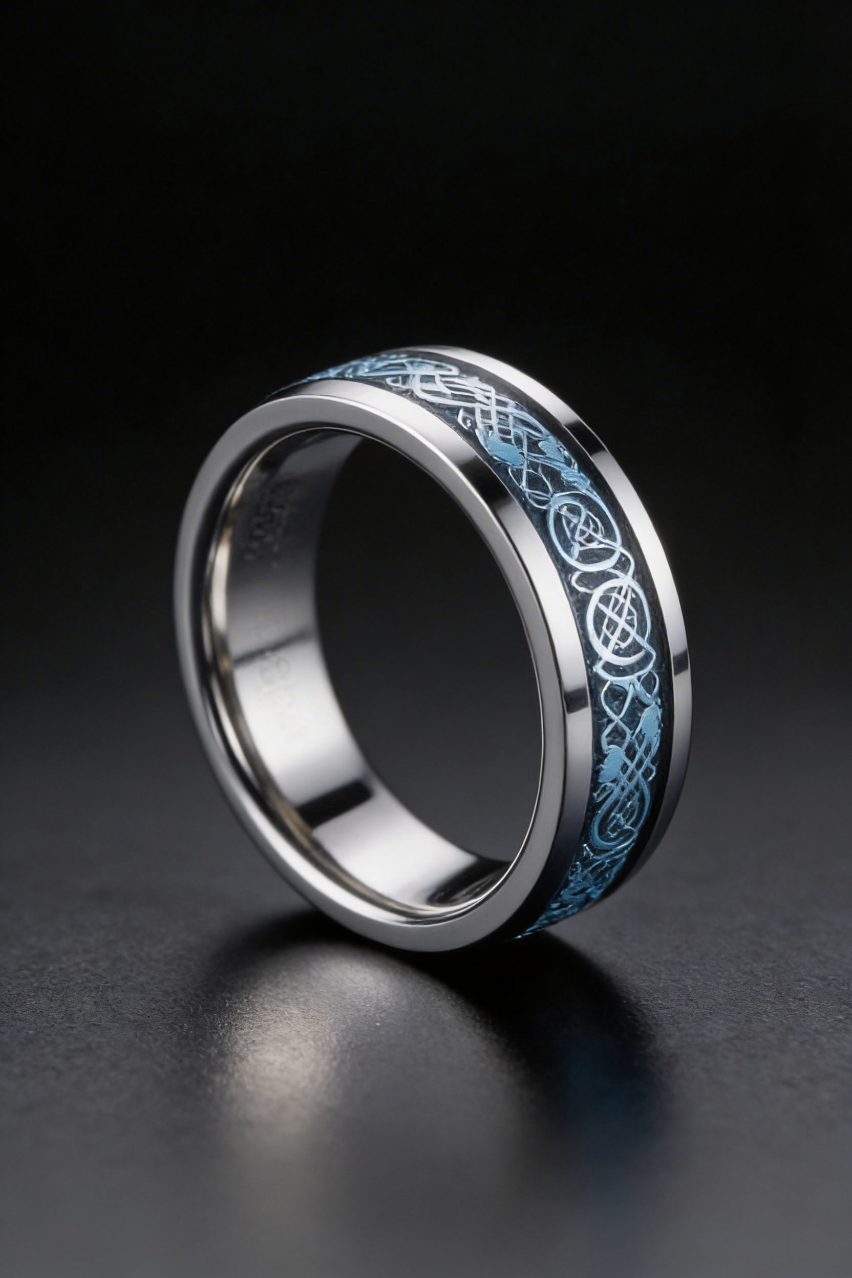 Dragon's Breath - Steel Viking Ring - Viking Trinkets