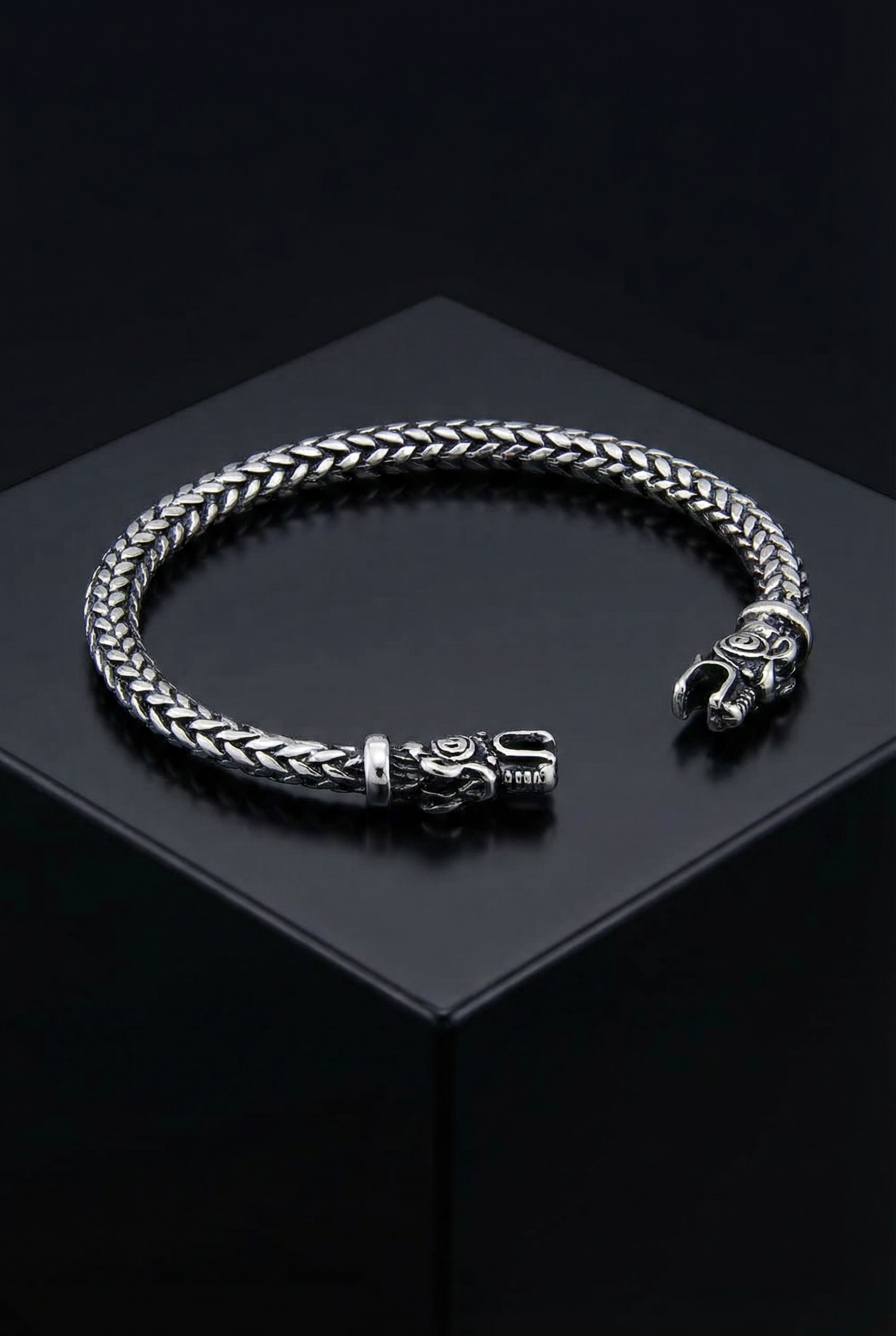 The Pledge - Nidhogg - Sterling Silver Allegiance Bracelet - Viking Trinkets