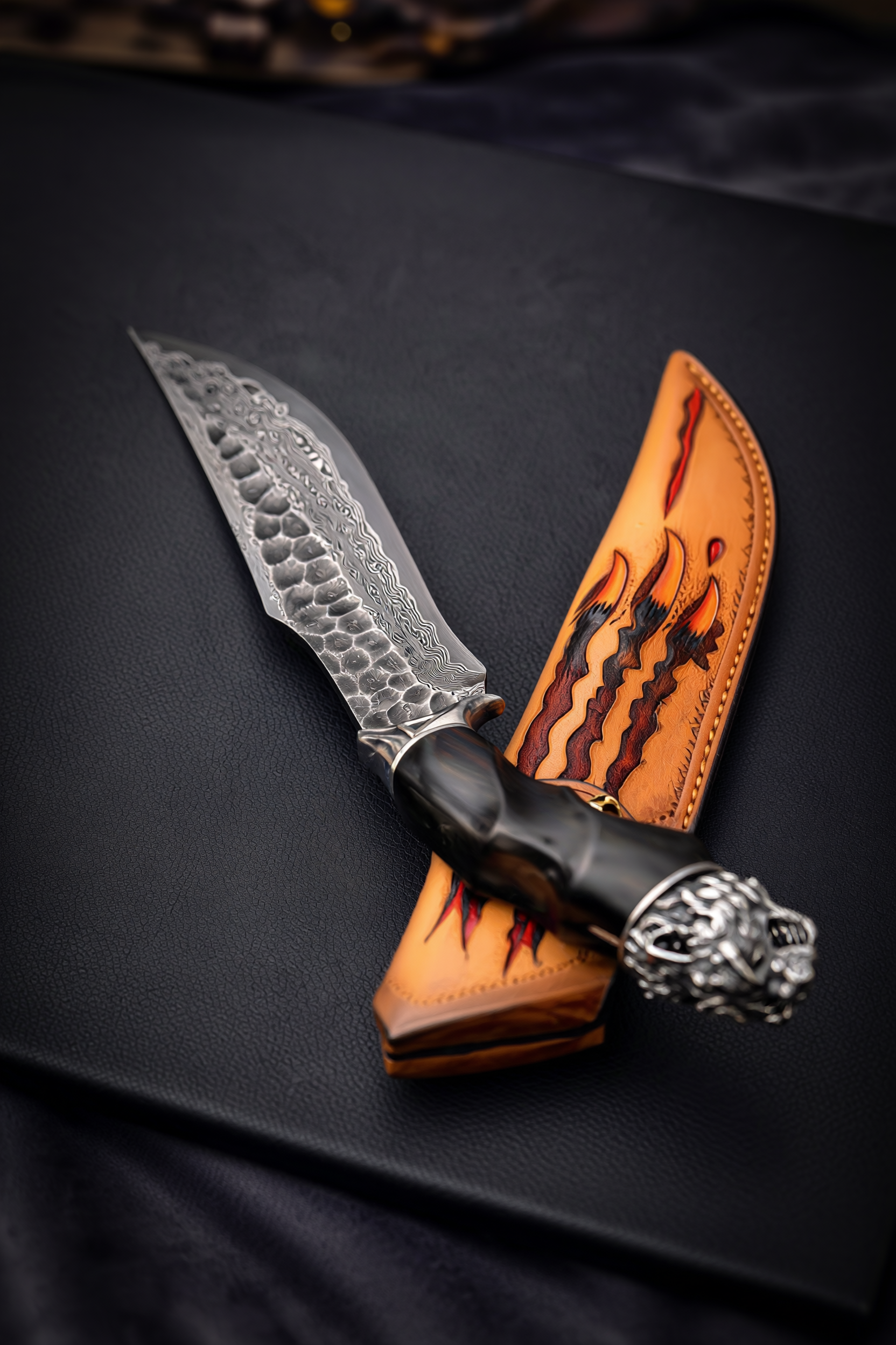 Fenrir's Claw - Damascus Steel Blade - Viking Trinkets