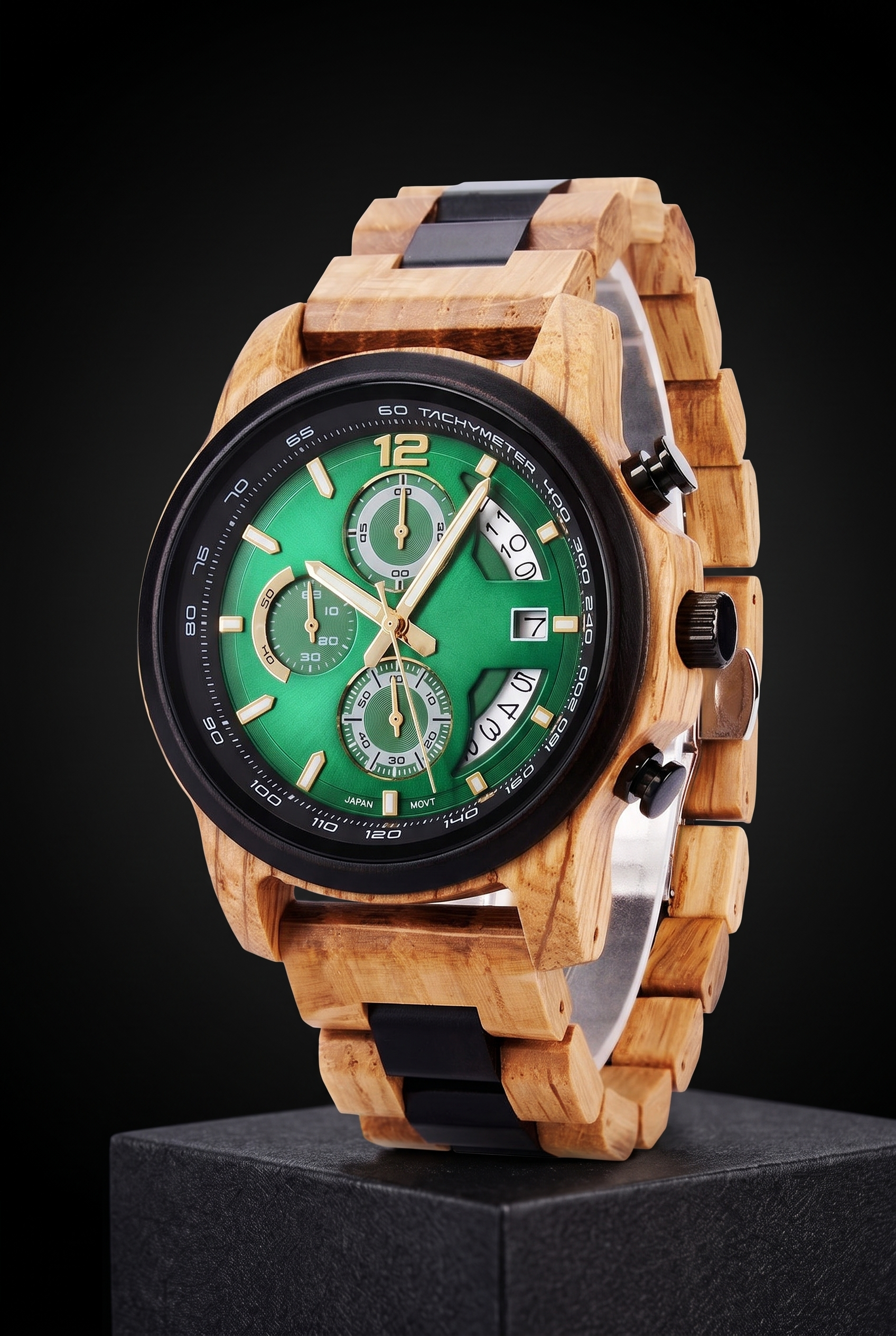 Tideborn - Wooden Quartz Watch - Viking Trinkets