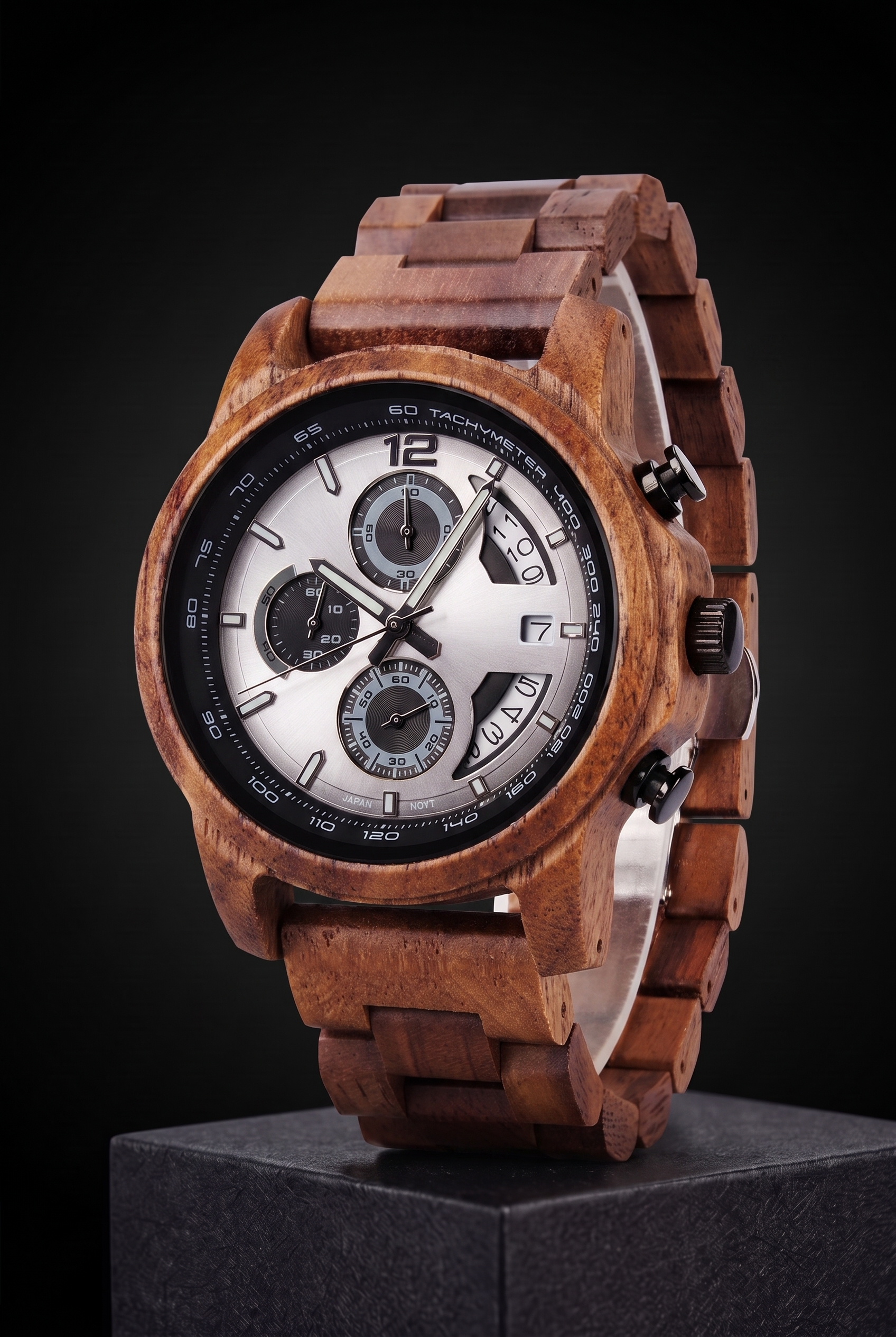 Tideborn - Wooden Quartz Watch - Viking Trinkets