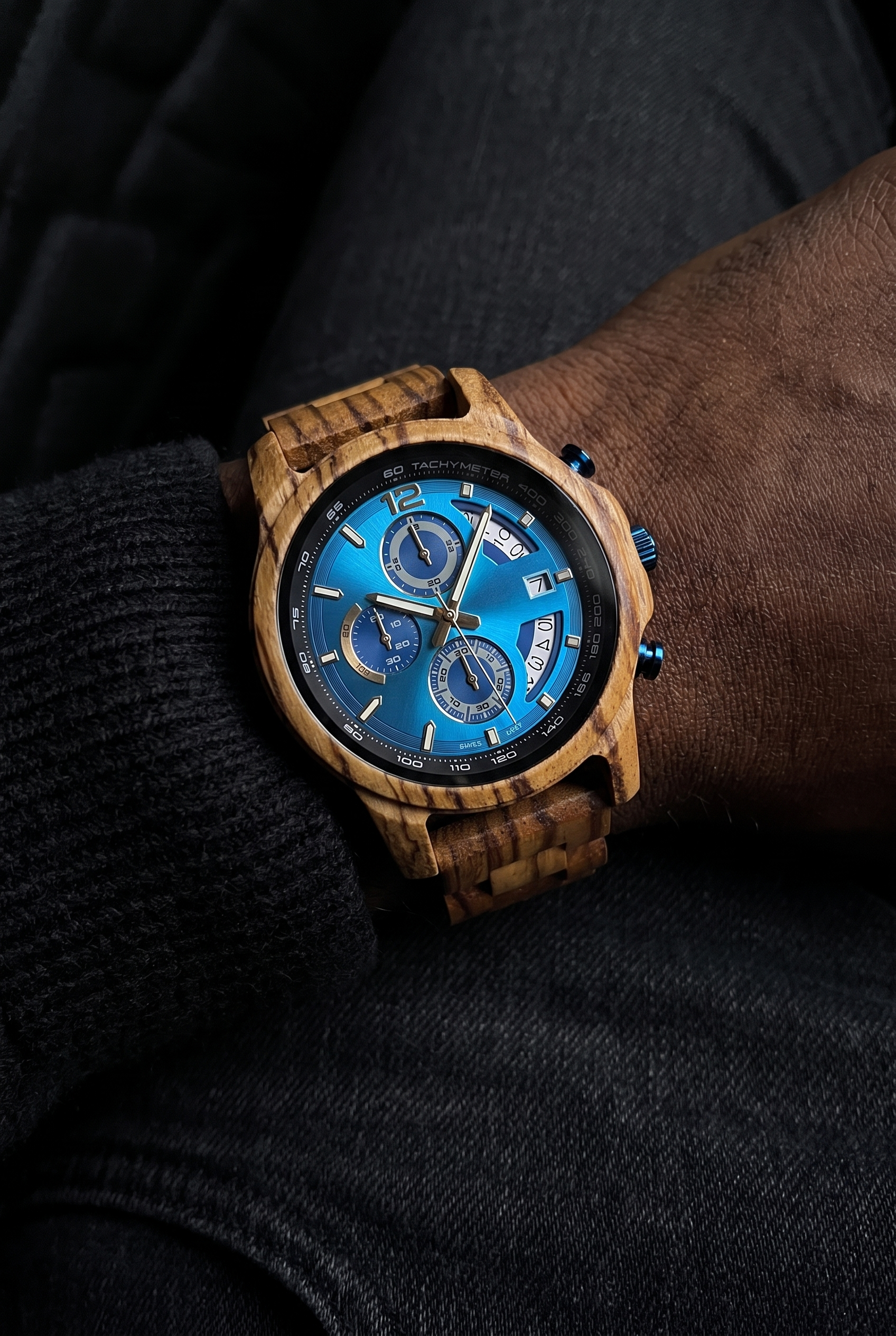 Tideborn - Wooden Quartz Watch - Viking Trinkets