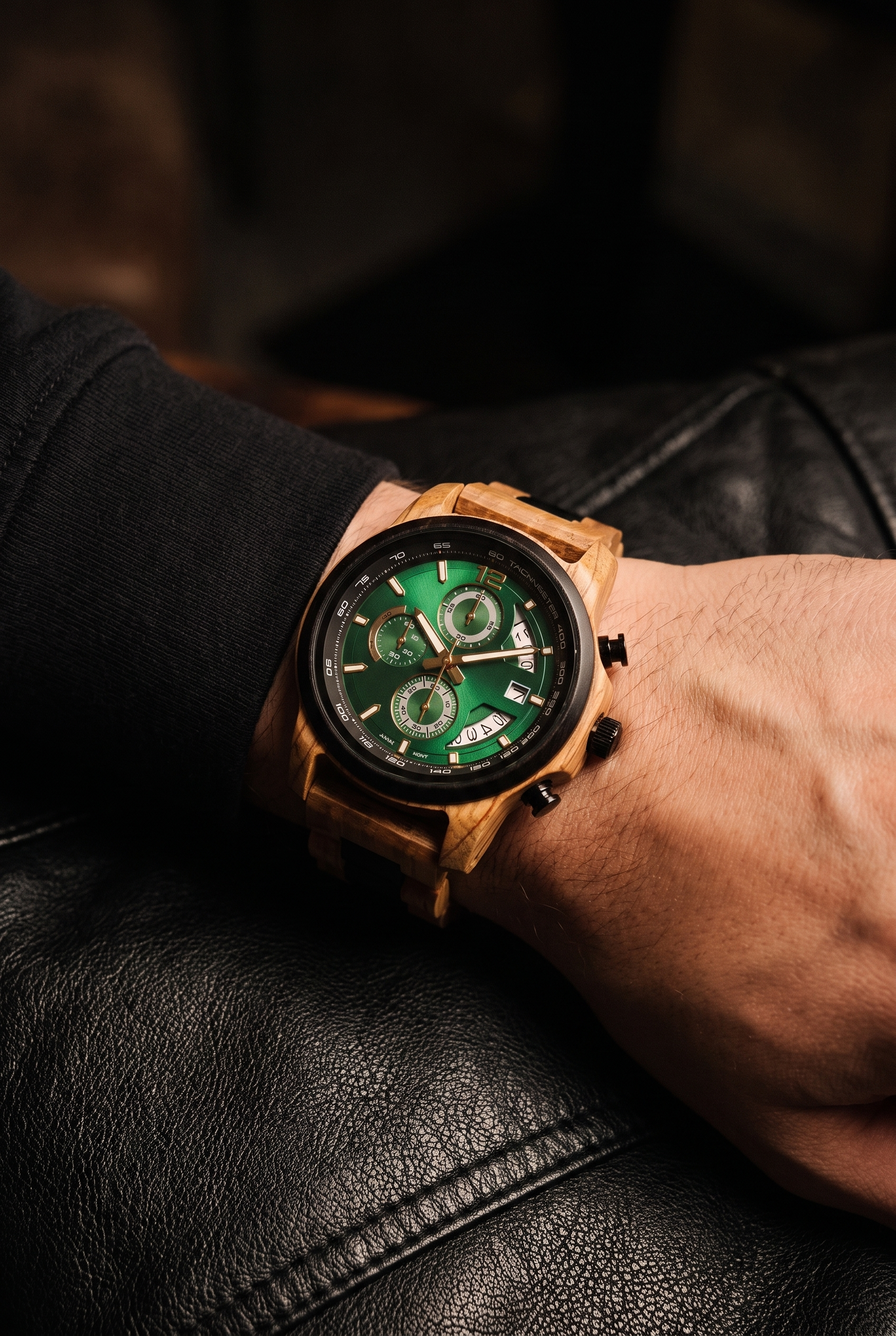 Tideborn - Wooden Quartz Watch - Viking Trinkets