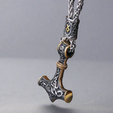 Authentic Thor's Hammer Mjolnir Necklace - Viking Jewelry