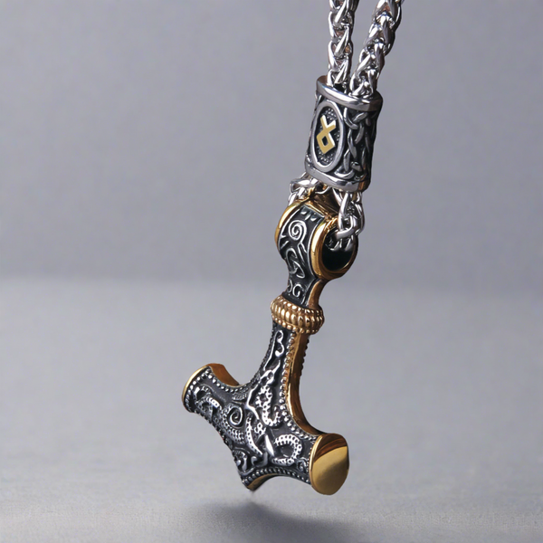 Mjölnir - Thor's Hammer Stainless Steel Necklace