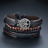 Yggdrasil - High Quality Leather Bracelet