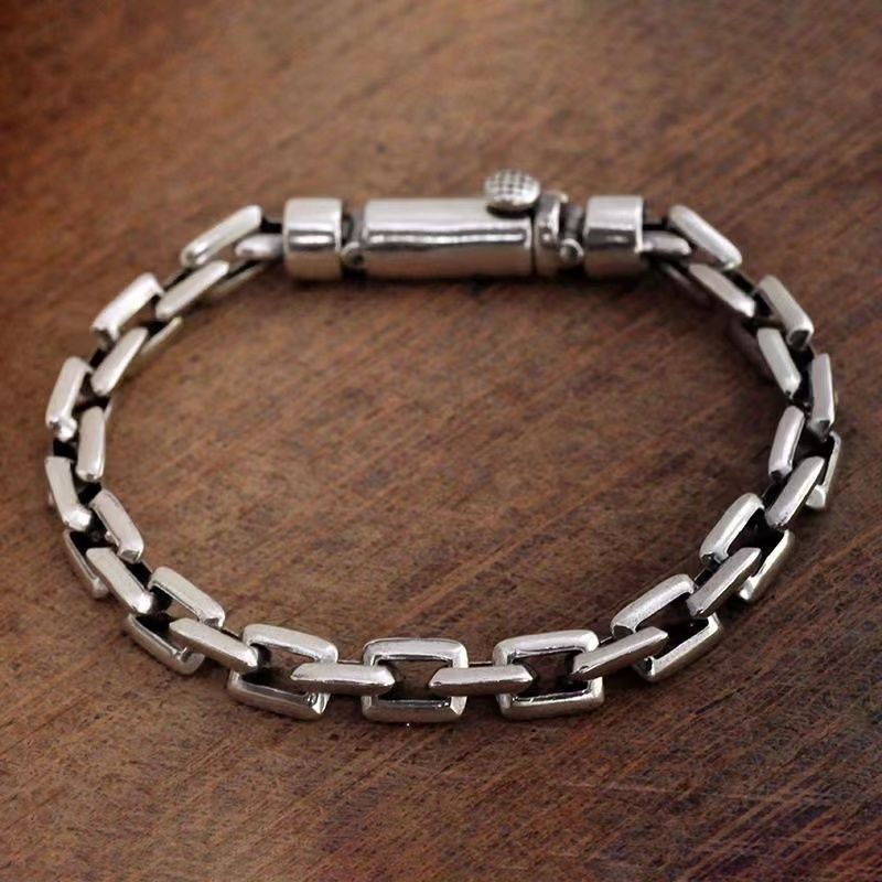 Chain of Fate - Sterling Silver Chain Style Bracelet - Viking Trinkets