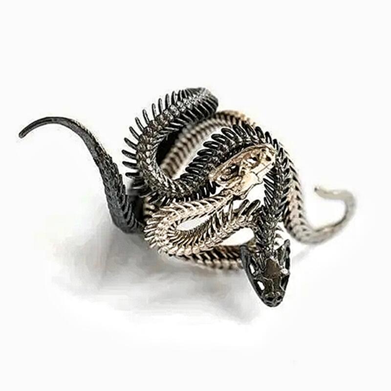 The Ocean Dweller - Stainless Steel Serpent Ring