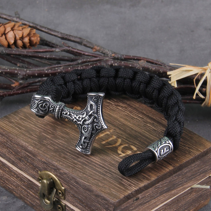 Viking Bracelet - Thors Hammer – Vikings of Valhalla US