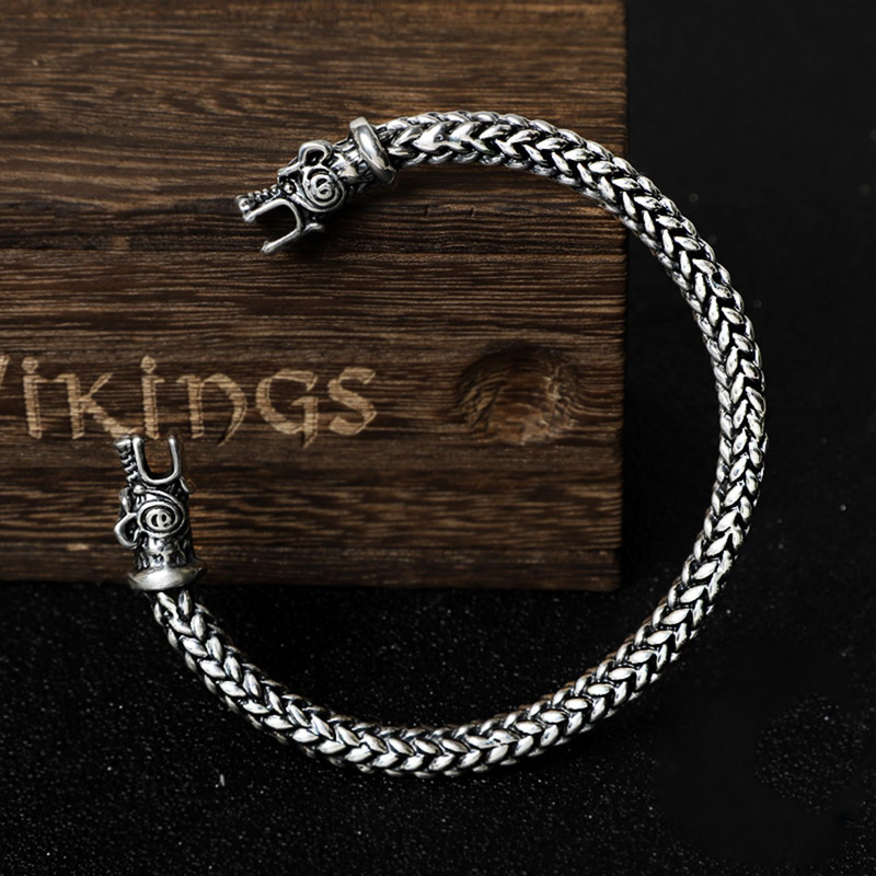 The Pledge - Nidhogg - Sterling Silver Allegiance Bracelet