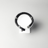 The End Of Lothbrok - Wax Rope Bracelet inlaid with Stainless Steel