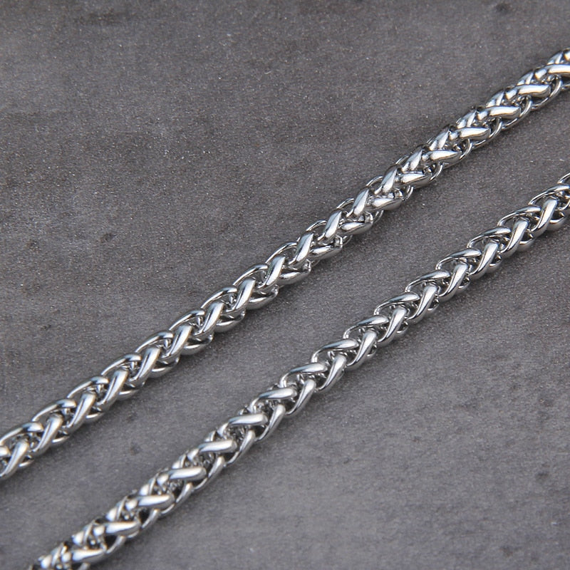 Thor's Binds - Stainless Steel Chain Style Necklace - Viking Trinkets