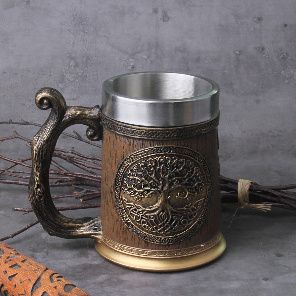 Fruits of Yggdrasil - 600ml Resin Mug - Viking Trinkets