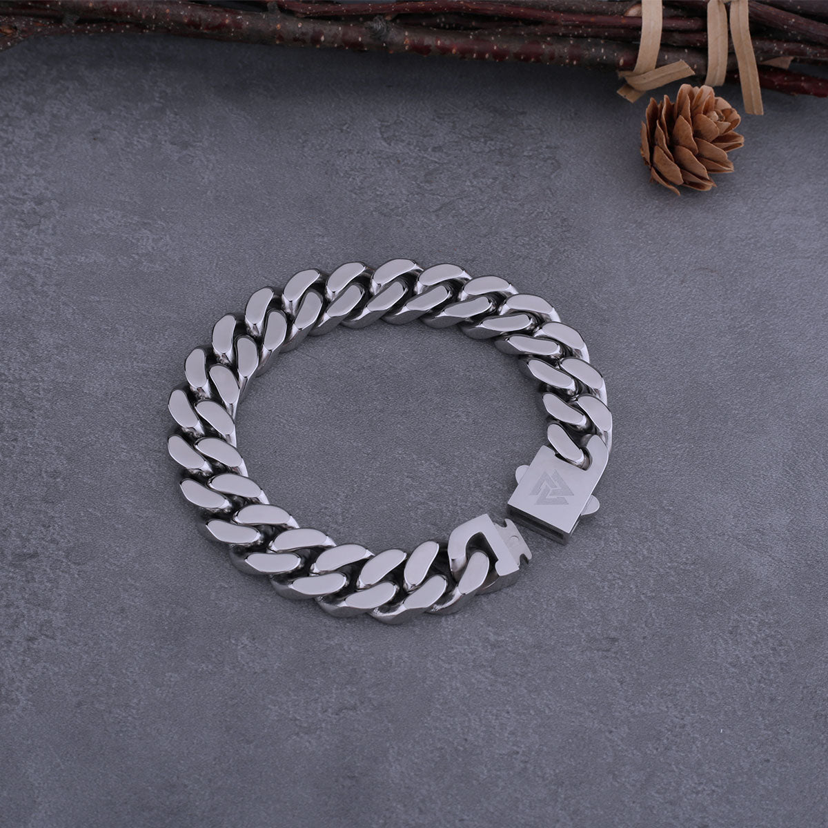 Frostbitten Armlet - Stainless Steel Bracelet - Viking Trinkets