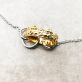 Crown Of Wessex - Stainless Gold Plated Crown Necklace